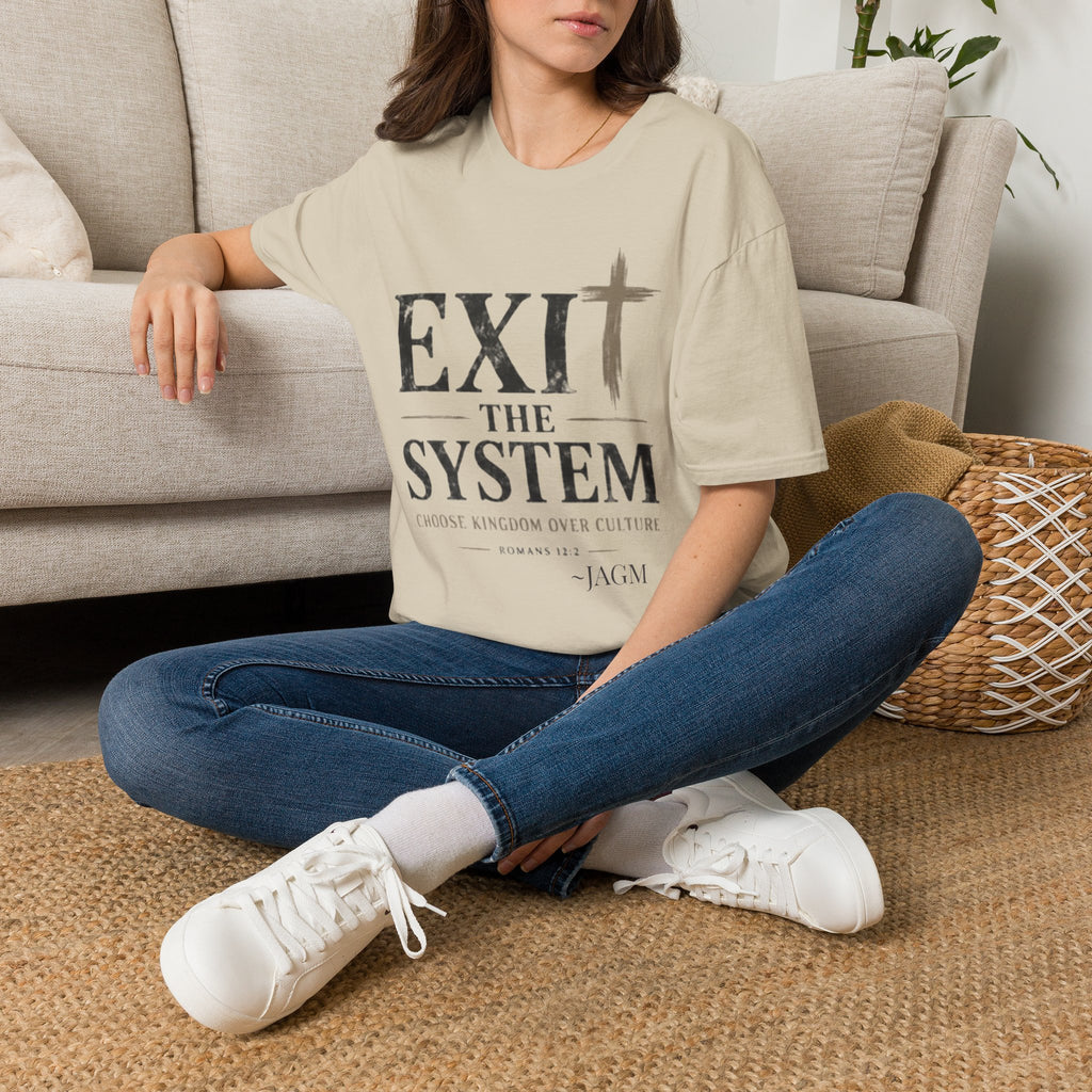 Exit the System T-Shirt — Christian Graphic Tee