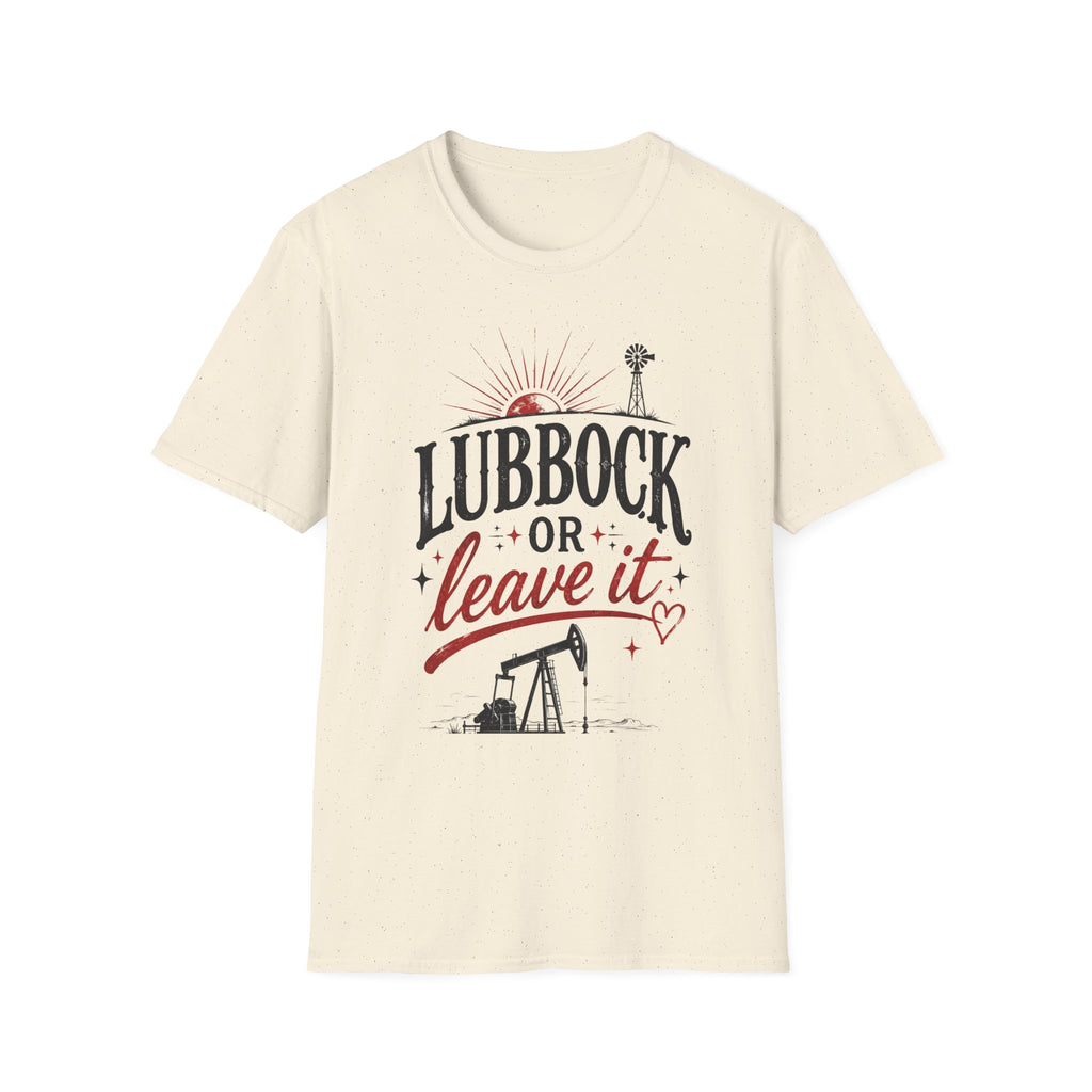 Lubbock or Leave It Tee - Cream