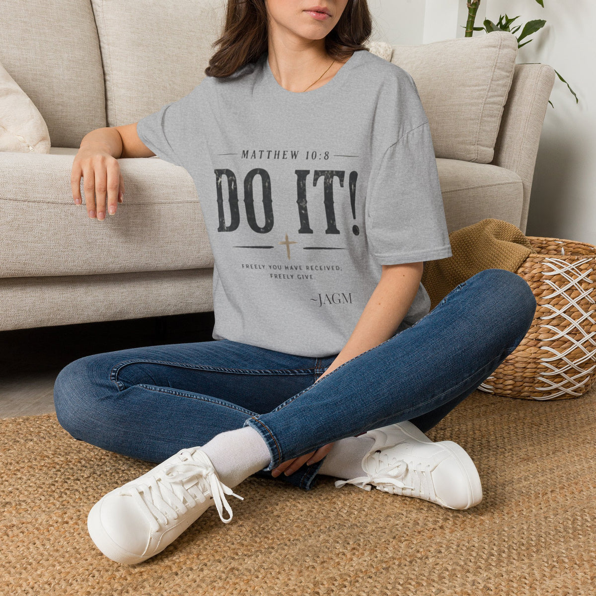 Do It! T-Shirt — Matthew 10:8 Inspirational Christian Tee