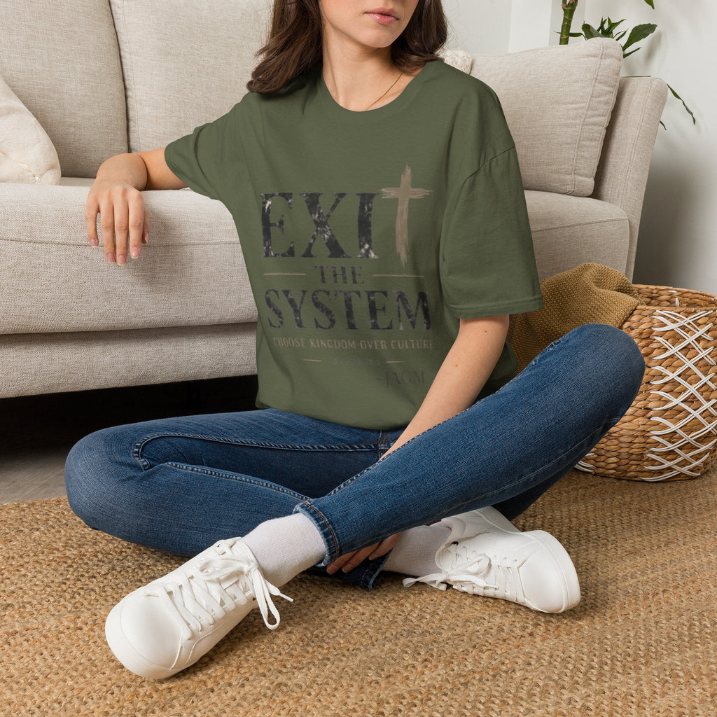 Exit the System T-Shirt — Christian Graphic Tee