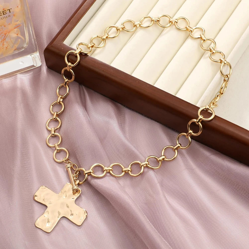 Chunky Gold Statement Necklace