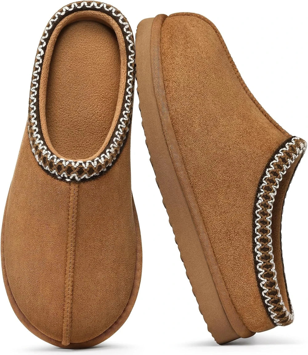 Faux Suede Memory Foam Clogs