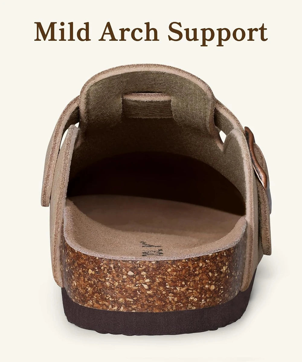 Genuine Suede Clogs