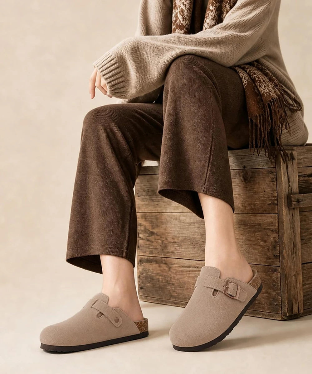 Genuine Suede Clogs