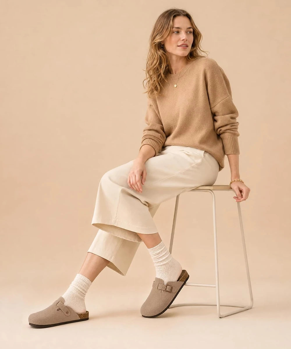 Genuine Suede Clogs