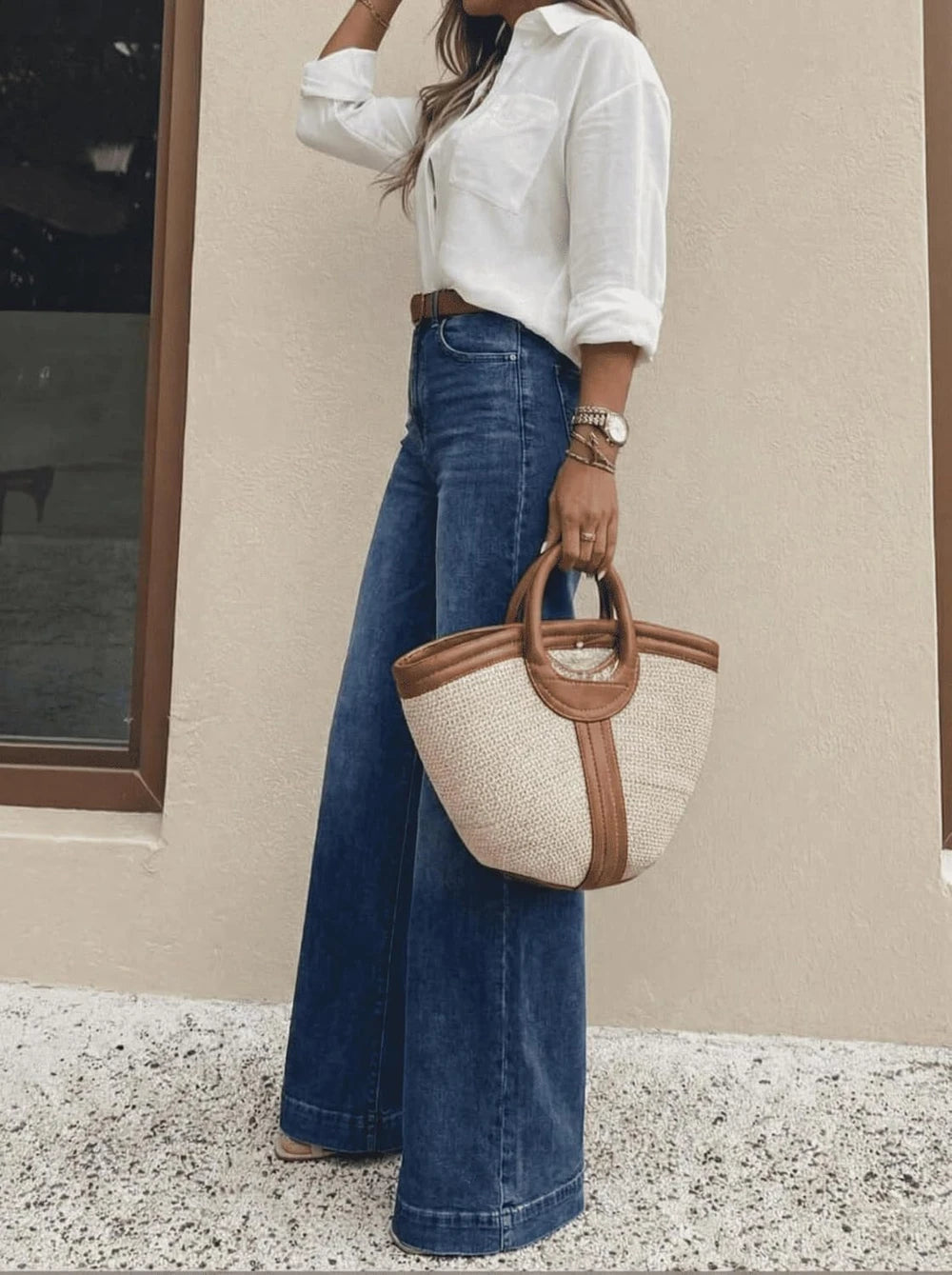 The Marlow Wide-Leg Jeans