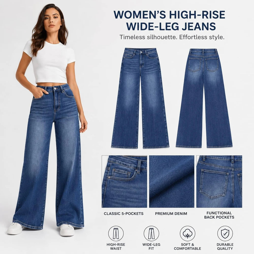 The Marlow Wide-Leg Jeans
