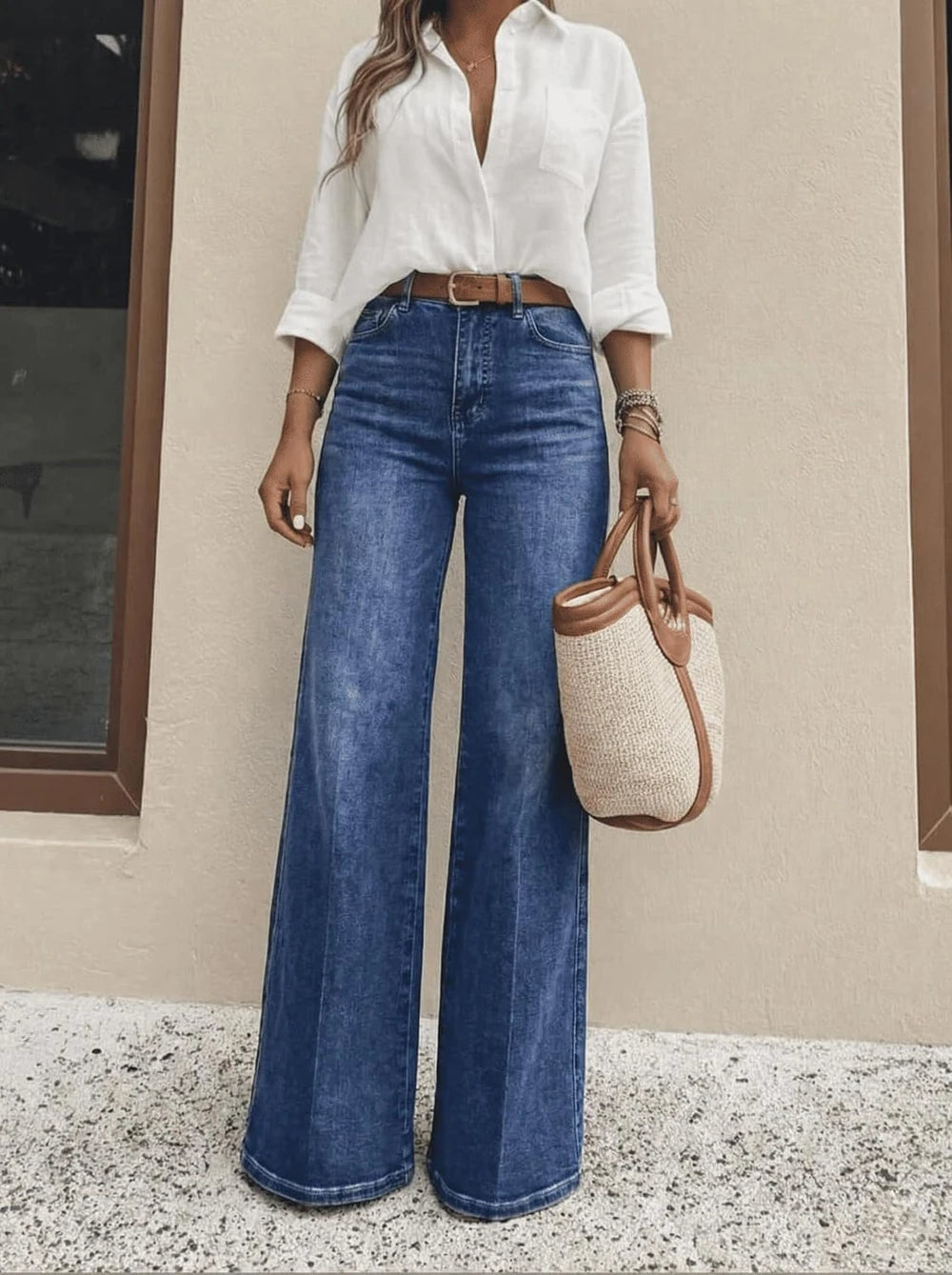 The Marlow Wide-Leg Jeans