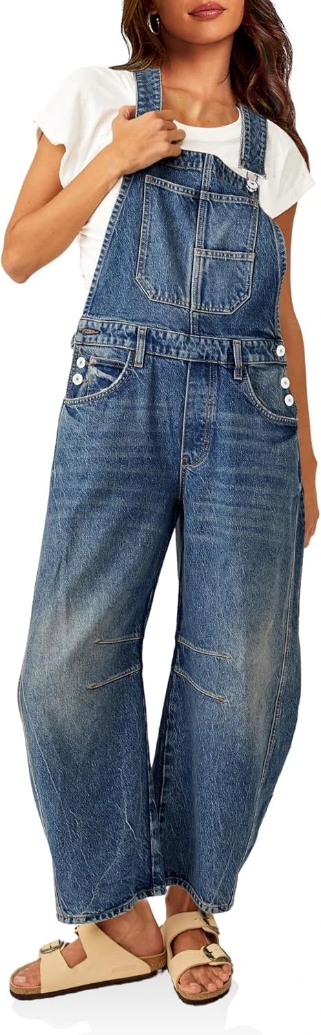 The Junie Denim Overalls