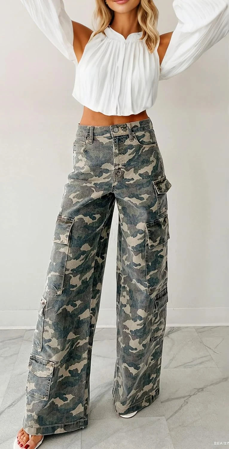 The Scout Camo Cargo Jeans