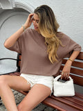 The Willa Short-Sleeve Knit Sweater