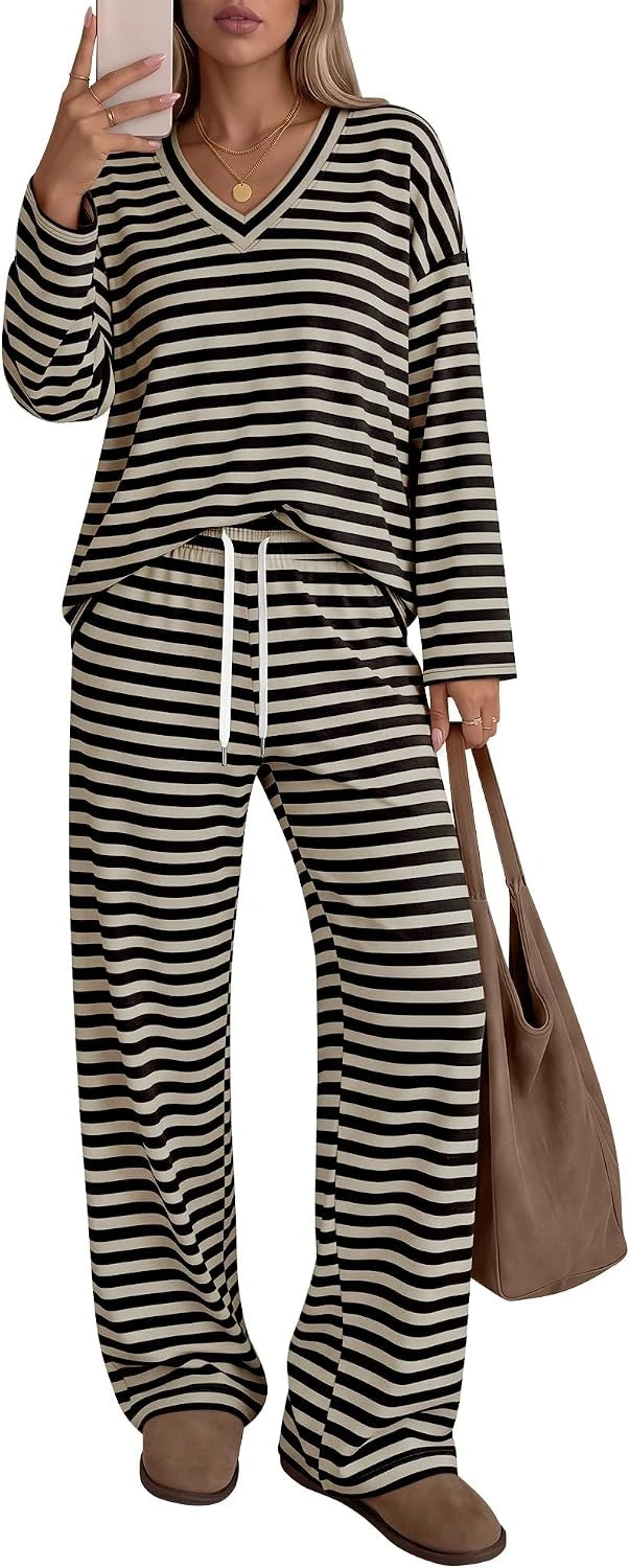 The Sunday Stripe Lounge Set