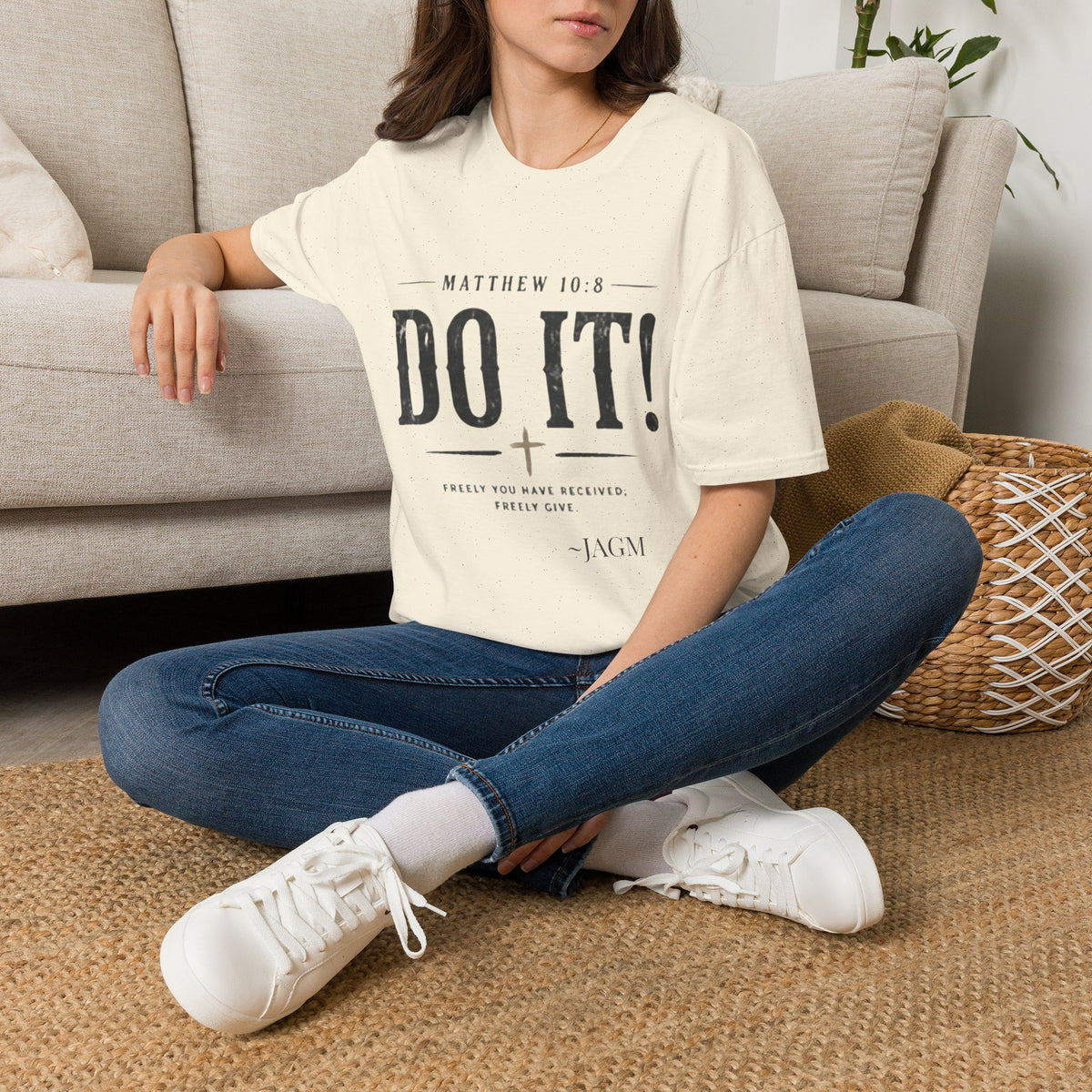 Do It! T-Shirt — Matthew 10:8 Inspirational Christian Tee