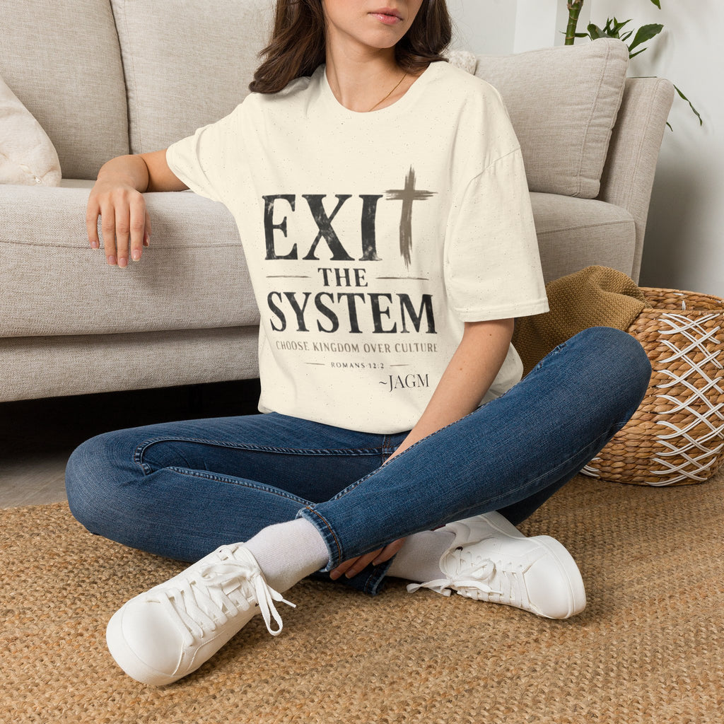 Exit the System T-Shirt — Christian Graphic Tee