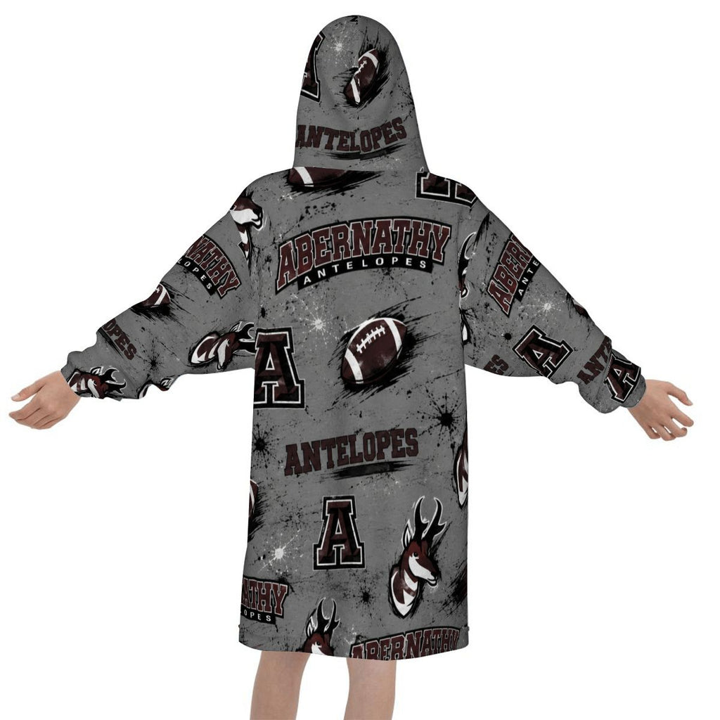 Abernathy Antelopes Kids Blanket Hoodie — Little Antelopes, Big Pride
