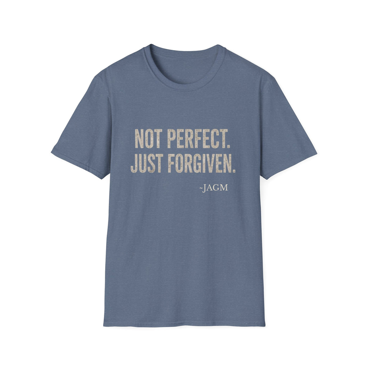 Not Perfect Just Forgiven T-Shirt — Inspirational Christian Graphic Tee