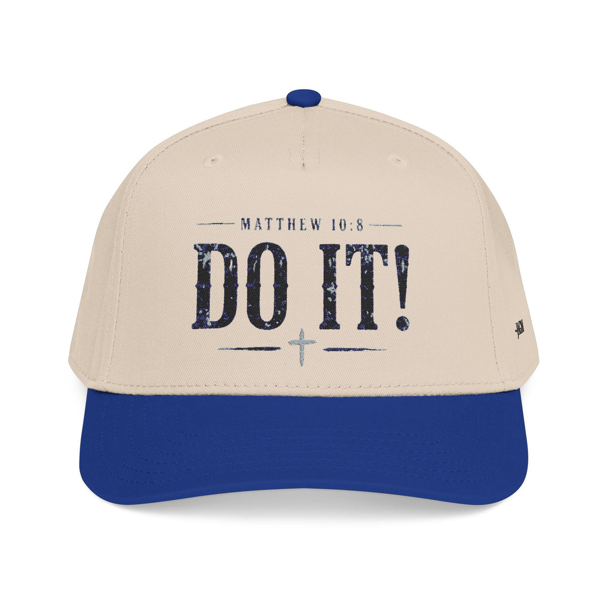 Matthew 10:8 Mid Profile Baseball Cap — Christian Faith Hat