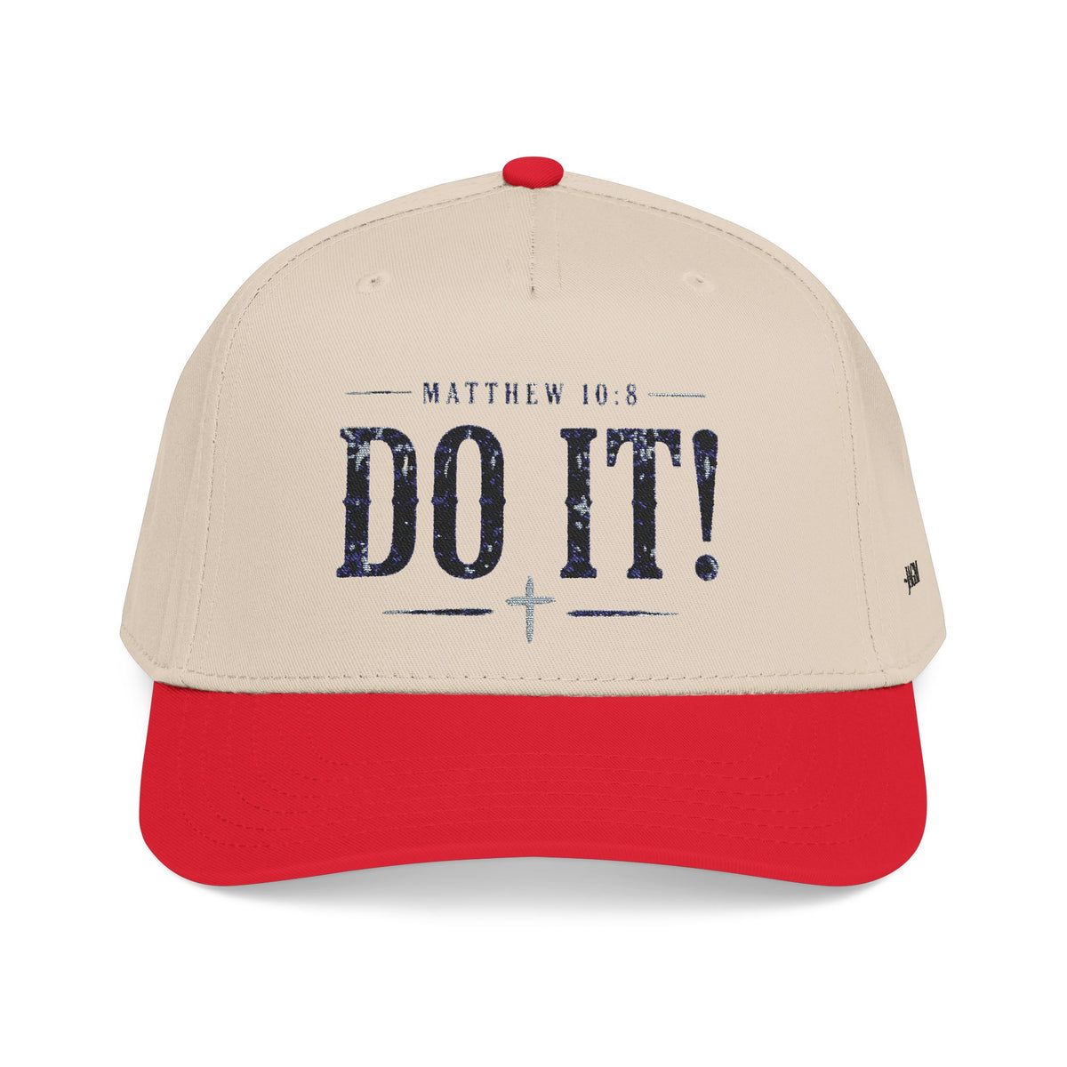 Matthew 10:8 Mid Profile Baseball Cap — Christian Faith Hat