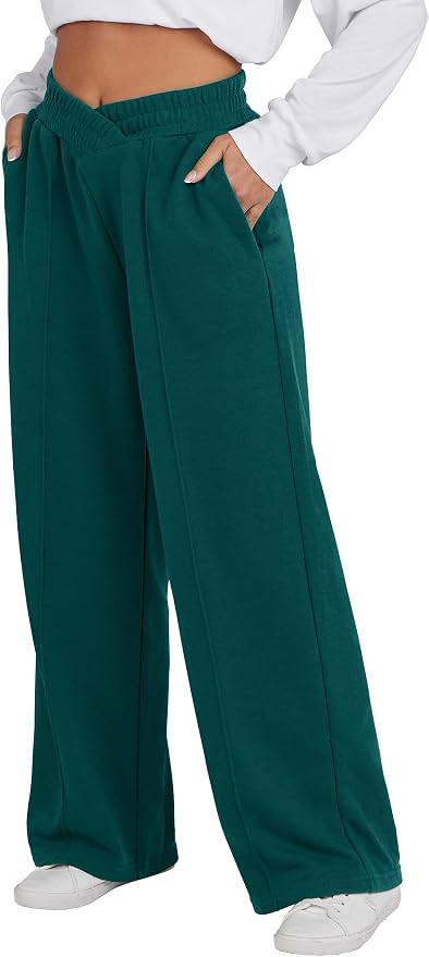 Slow Morning High-Waisted Wide-Leg Sweatpants