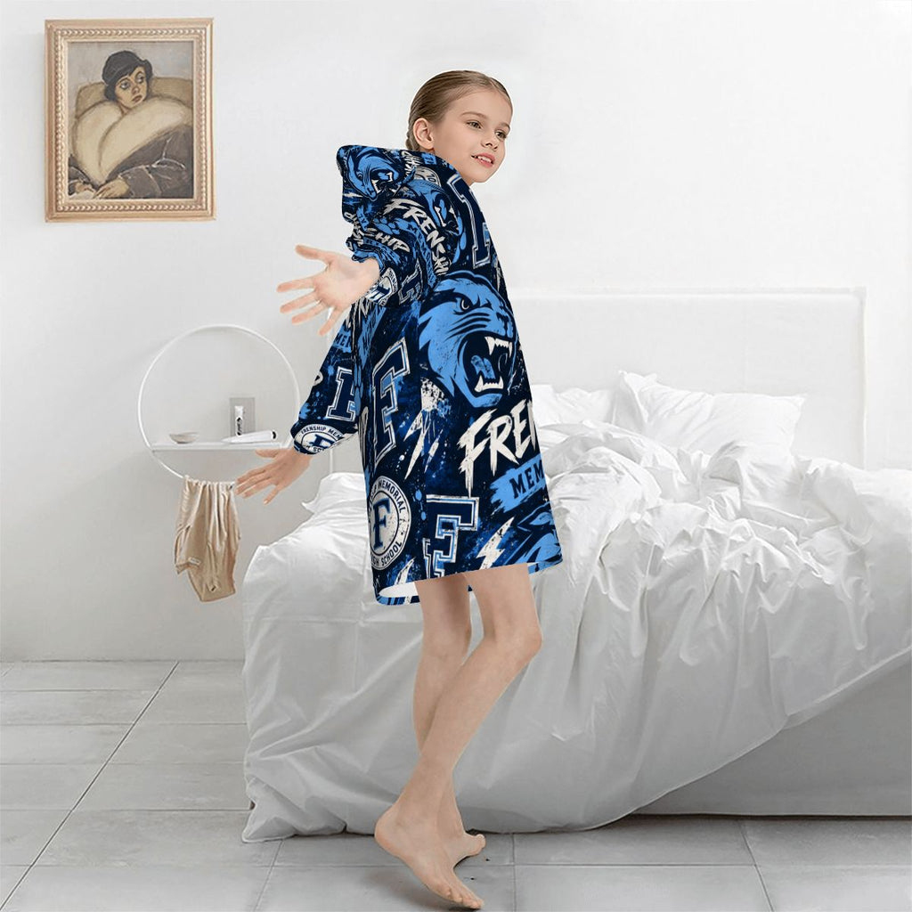 Frenship Memorial Panthers Blanket Hoodie for Kids