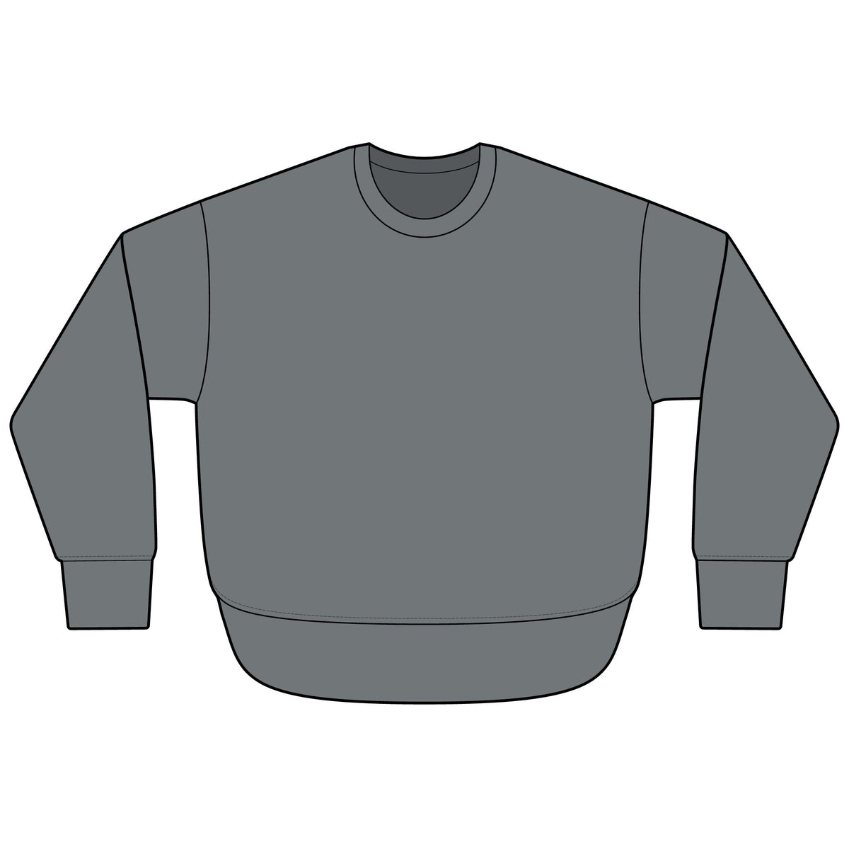 Lubbock Slow Saturday Oversized Fleece Crewneck