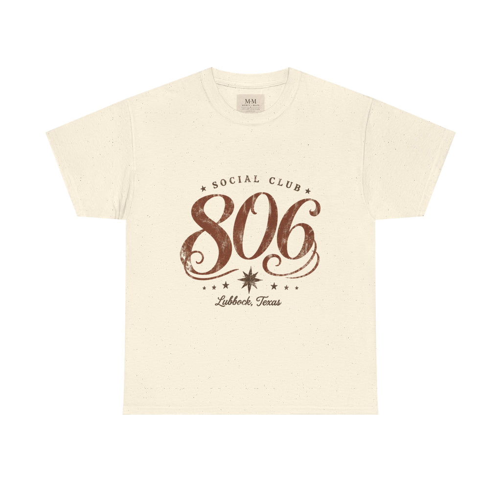 The 806 Lubbock Script Tee