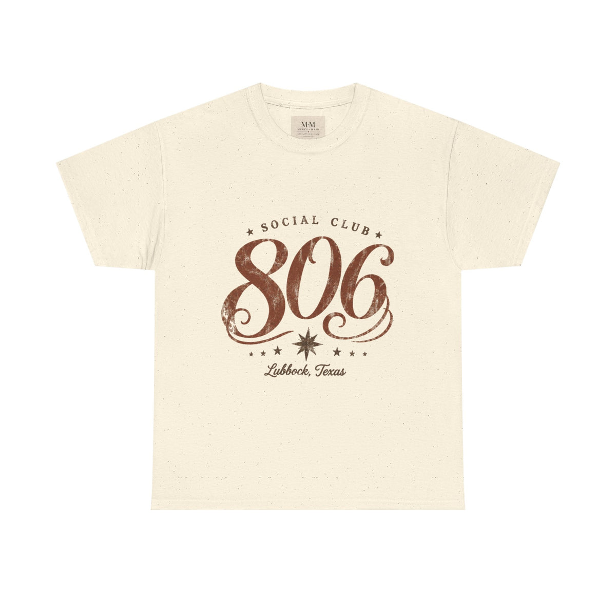The 806 Lubbock Script Tee