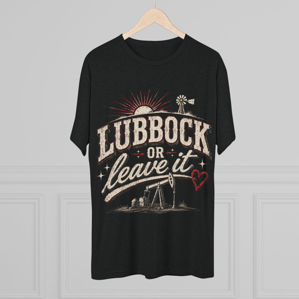 Lubbock or Leave It Tee - Vintage Black
