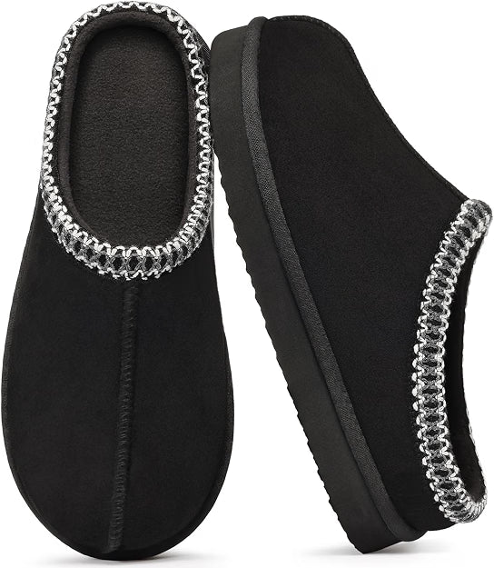 Faux Suede Memory Foam Clogs