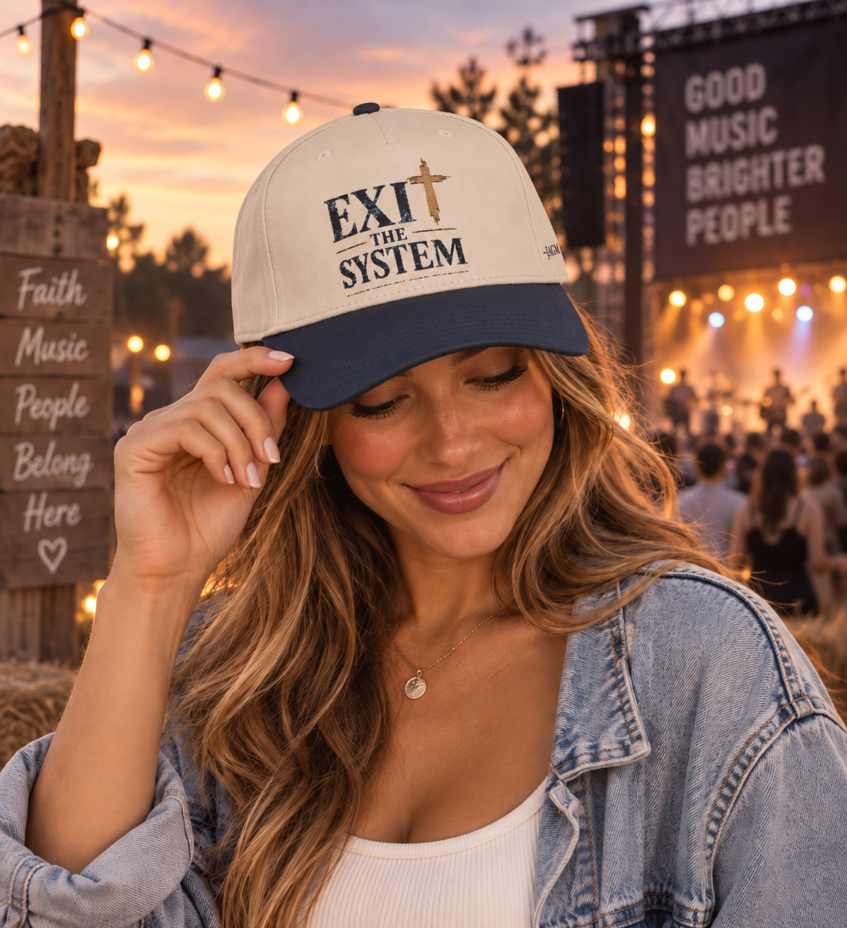 Exit the System Faith Cap