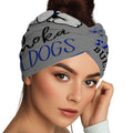 Tahoka Bulldogs Extra Wide Headband — Game Day Hair Accessory for Women