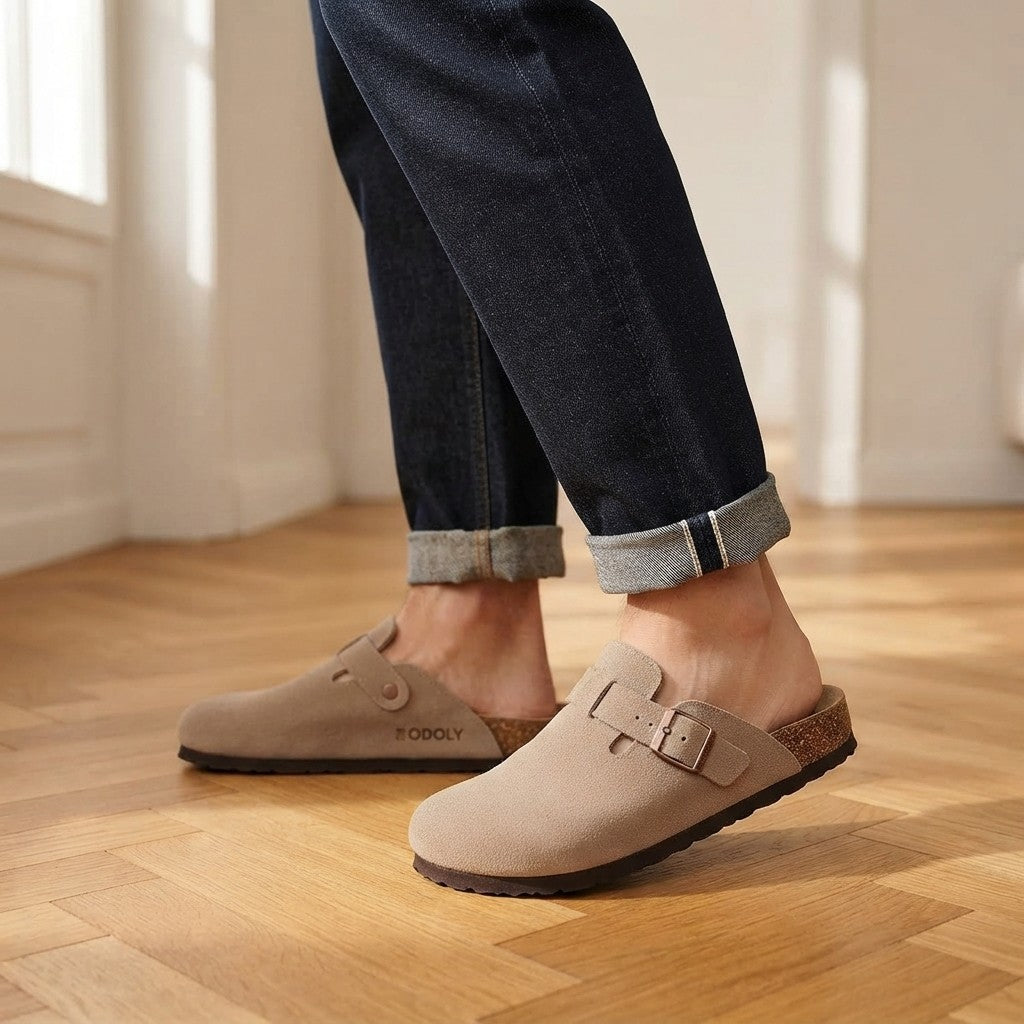 Genuine Suede Clogs