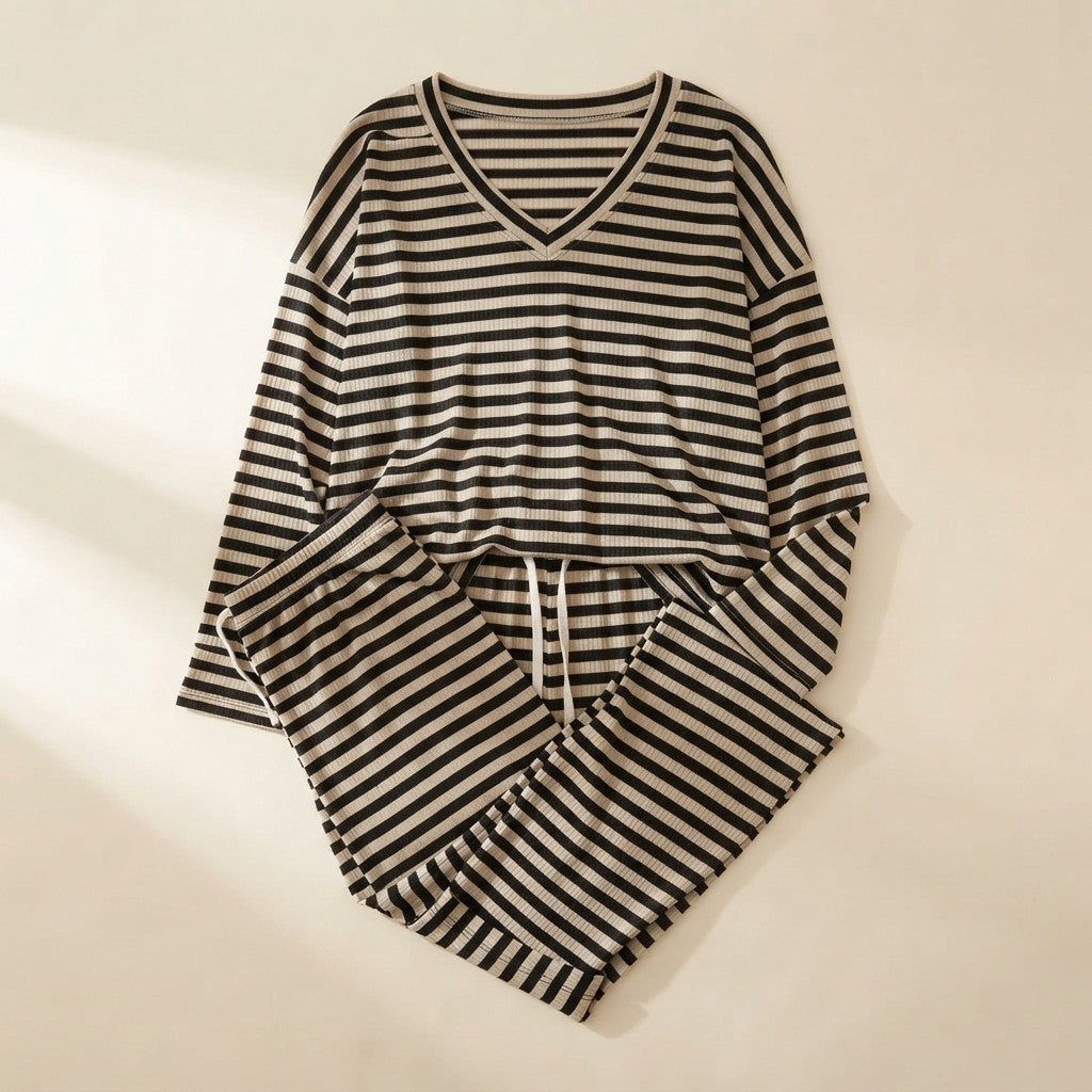 The Sunday Stripe Lounge Set