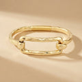 The Aurelia Hammered Bangle