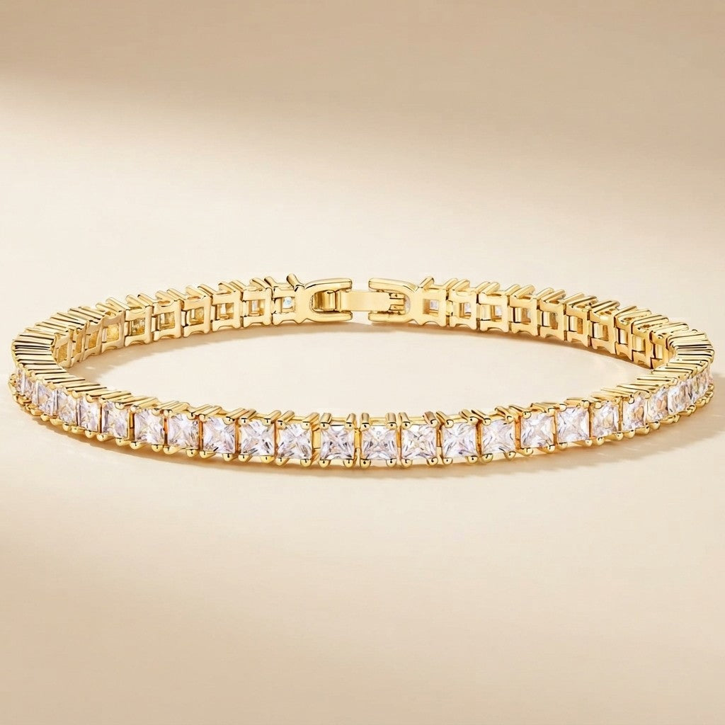 Everyday Radiance Gold-Plated Tennis Bracelet